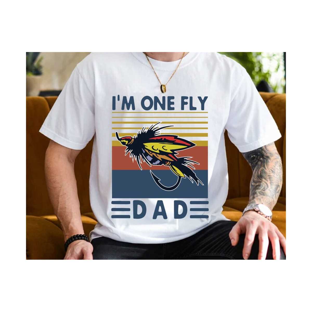 Fly Dad Vintage I'm One Fly Dad Svg, Fly Fishing Gift For Dad, Fishe | Inspire ...