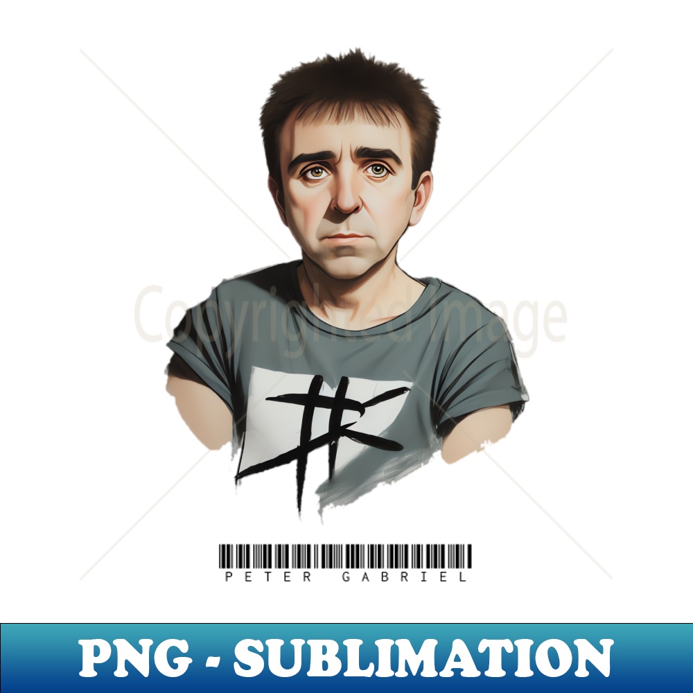 Peter Gabriel - PNG Transparent Digital Download File for Su - Inspire