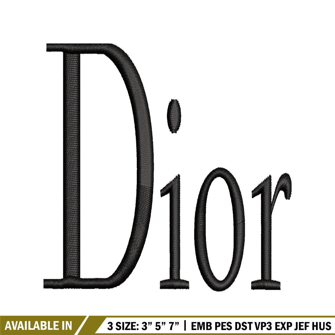 Dior Logo embroidery design, Dior Logo embroidery, logo desi - Inspire