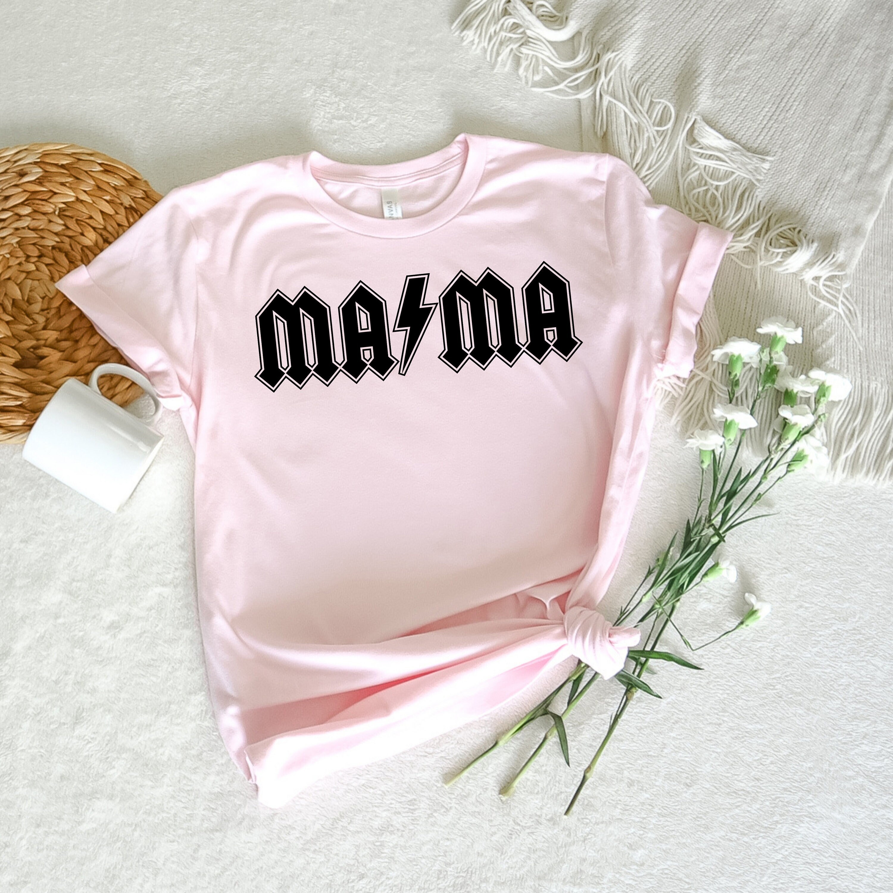 ACDC Mama Shirt PNG, Mother AC/DC Shirt PNG, Heavy Metal Mom | Inspire ...