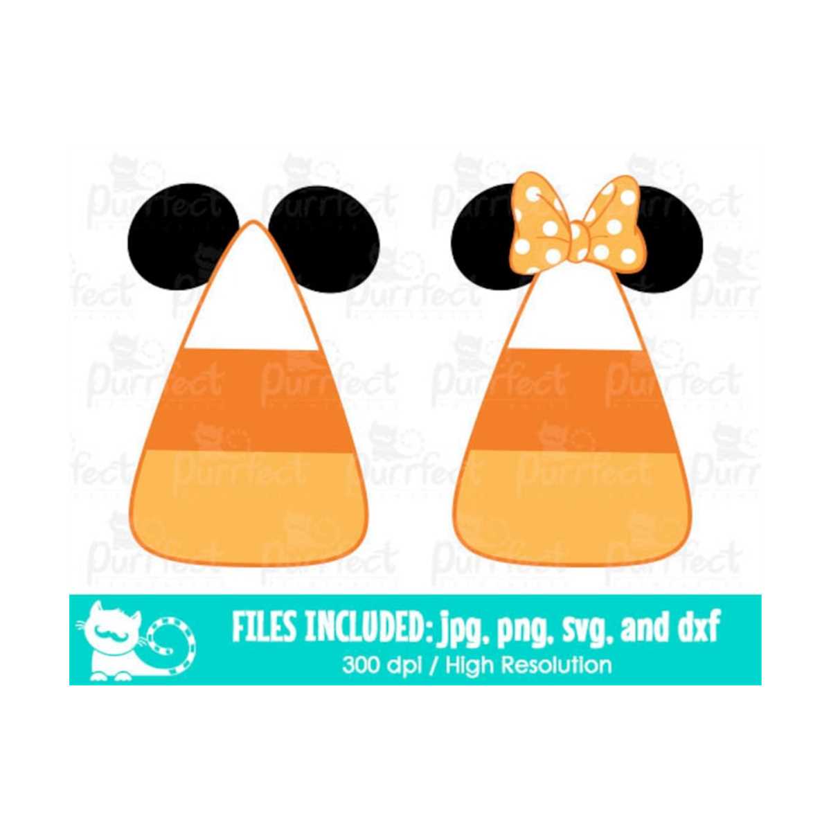 Mouse Candy Corn SVG, Digital Cut Files in svg, dxf, png and | Inspire ...