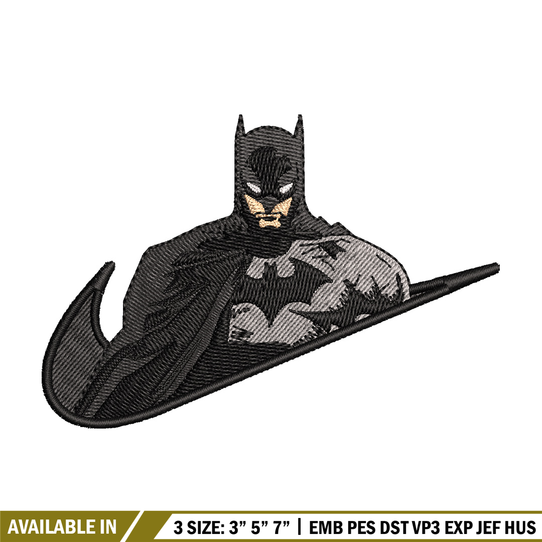 Nike batman embroidery design, Batman embroidery, Nike desig | Inspire ...