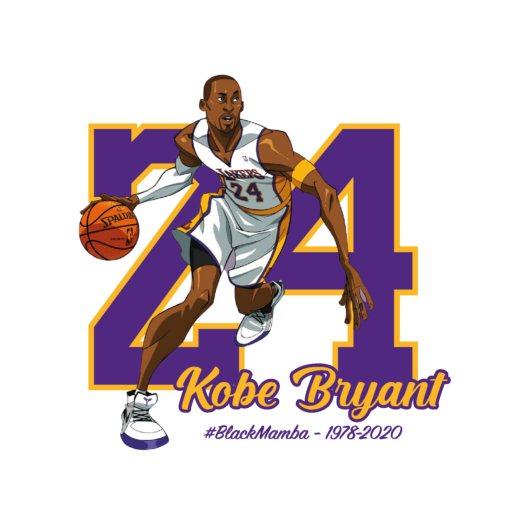 Kobe Bryant SVG, Kobe Bryant SVG, Kobe SVG, Baskeball Player - Inspire
