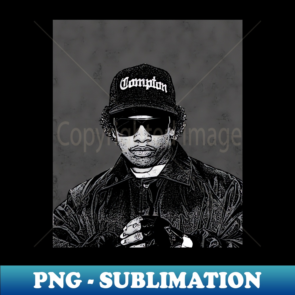 Eazy-E Rapper - PNG Sublimation Digital Download - Vibrant a - Inspire ...