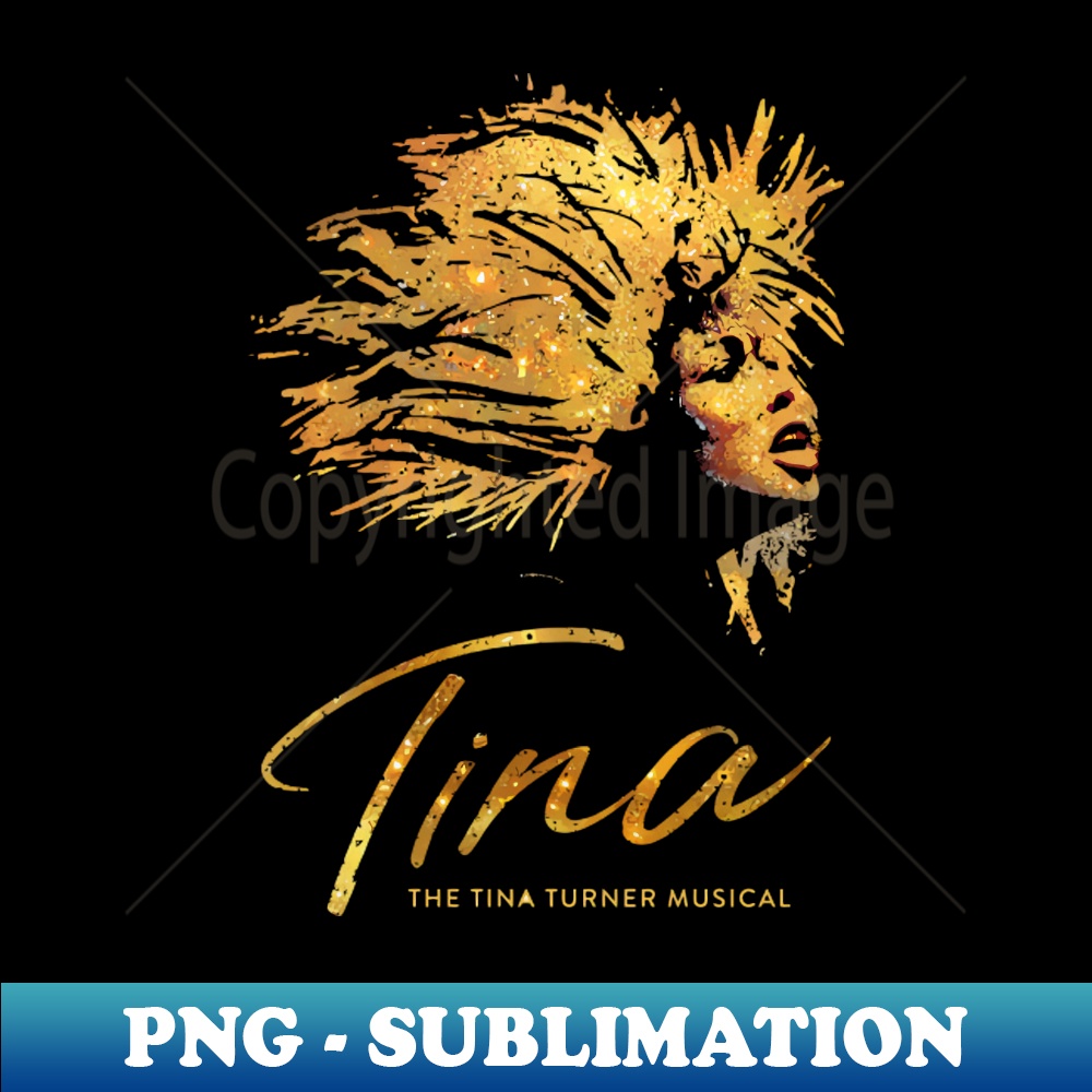singer-tina-turner-vintage-gold-silhouette-vintage-sublima-inspire