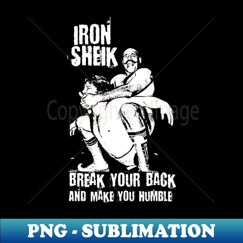 T-shirt Iron Sheik "Make You Humble" - Coton, Toutes Tailles Du S Au 4XL, Couleur Noire