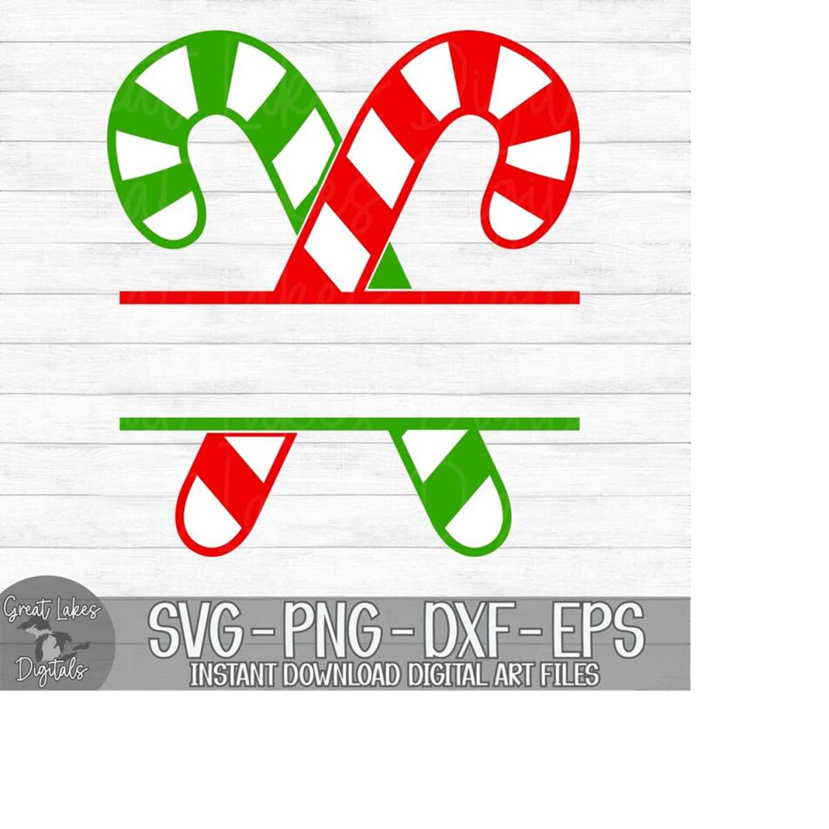 Candy Canes - Instant Digital Download - svg, png, dxf, and - Inspire ...