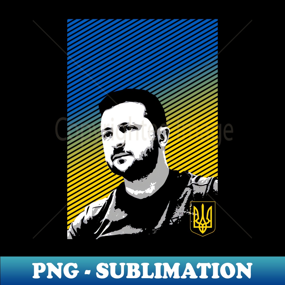 Volodymyr Zelenskyy - PNG Transparent Sublimation Design - C - Inspire