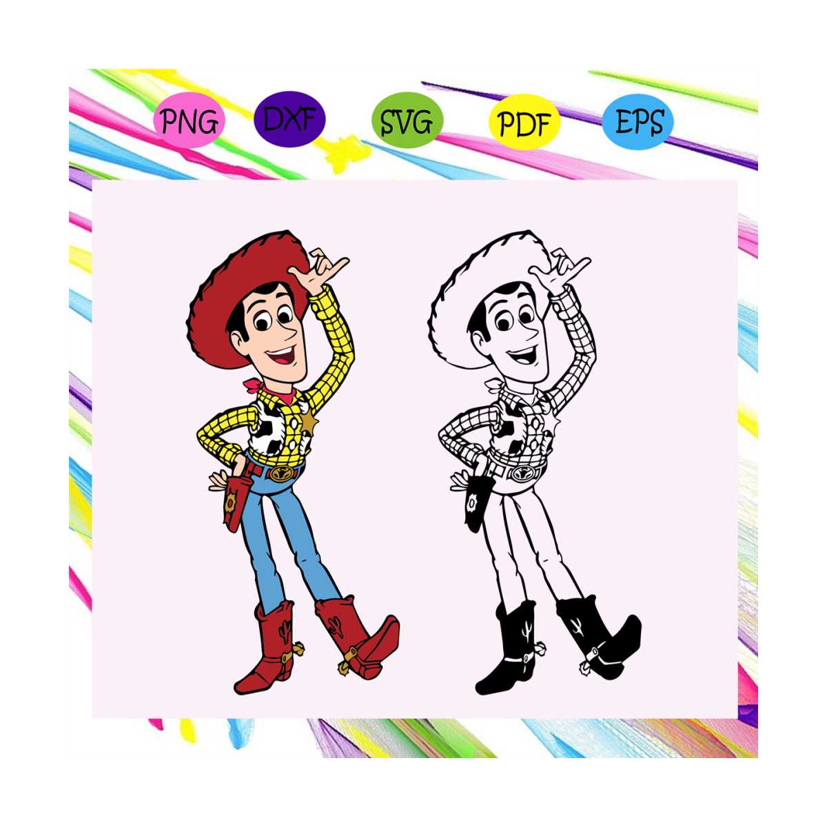 ■スタンプアートギャラリー　TOY STORY □スタンプアートギャラリーTOY STORY