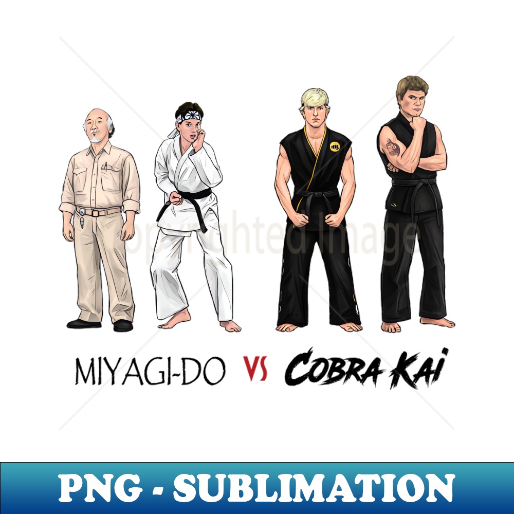 Miyagi-Do VS Cobra Kai - Professional Sublimation Digital Do - Inspire