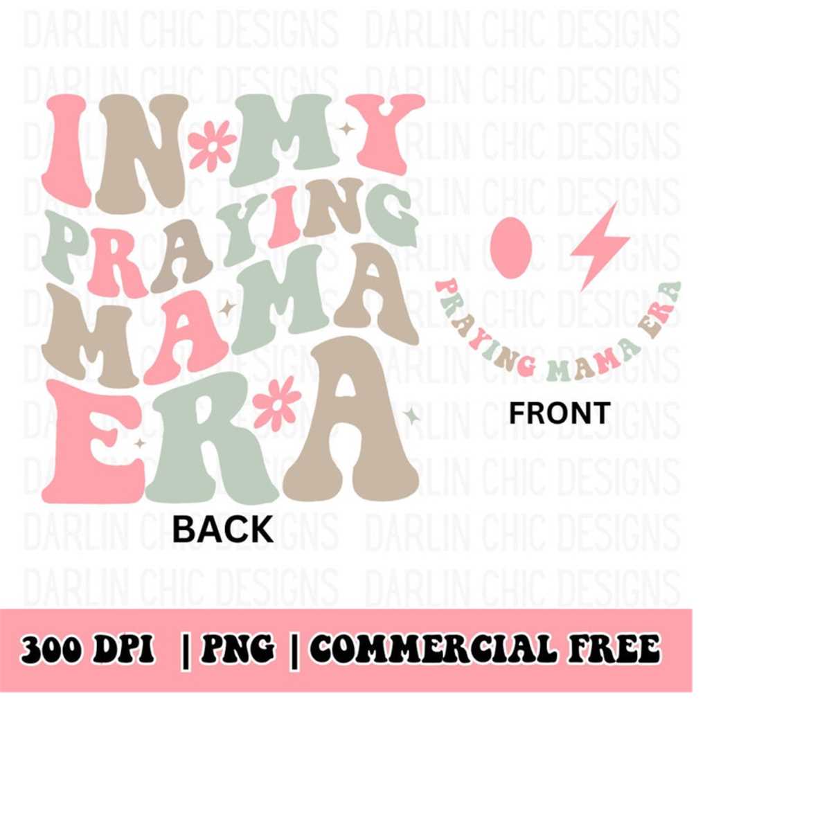Praying mama era png, sublimational, retro mama png, bible v - Inspire