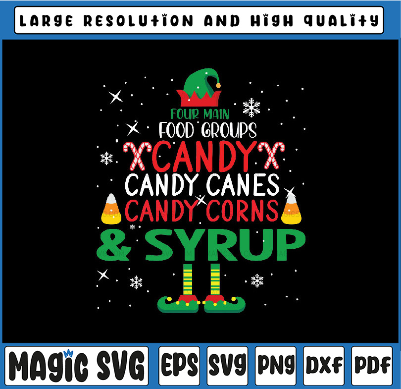 Four Main Food Groups Candy Candy Canes Candy Corn And Syrup Inspire