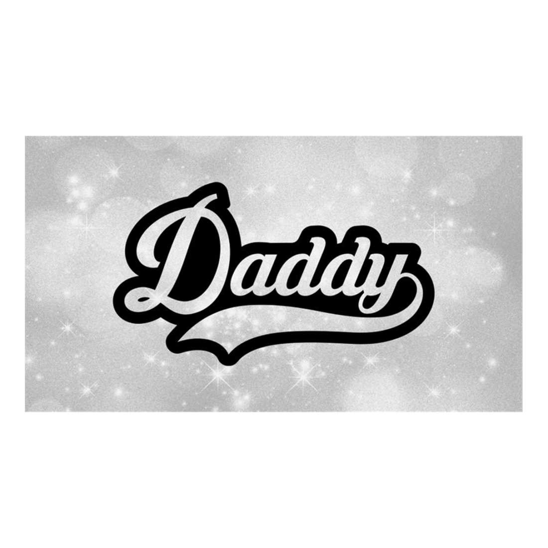 Family Clipart - Fathers or Dads: Cut Out Word 'Daddy' in Fa | Inspire ...