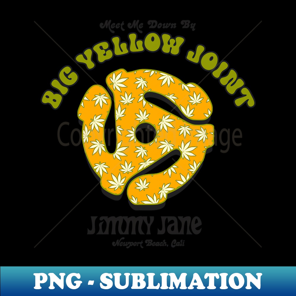 Big Yellow Joint Professional Sublimation Digital Download Inspire