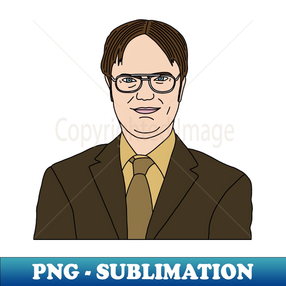 Dwight Schrute - PNG Transparent Digital Download File for S | Inspire ...