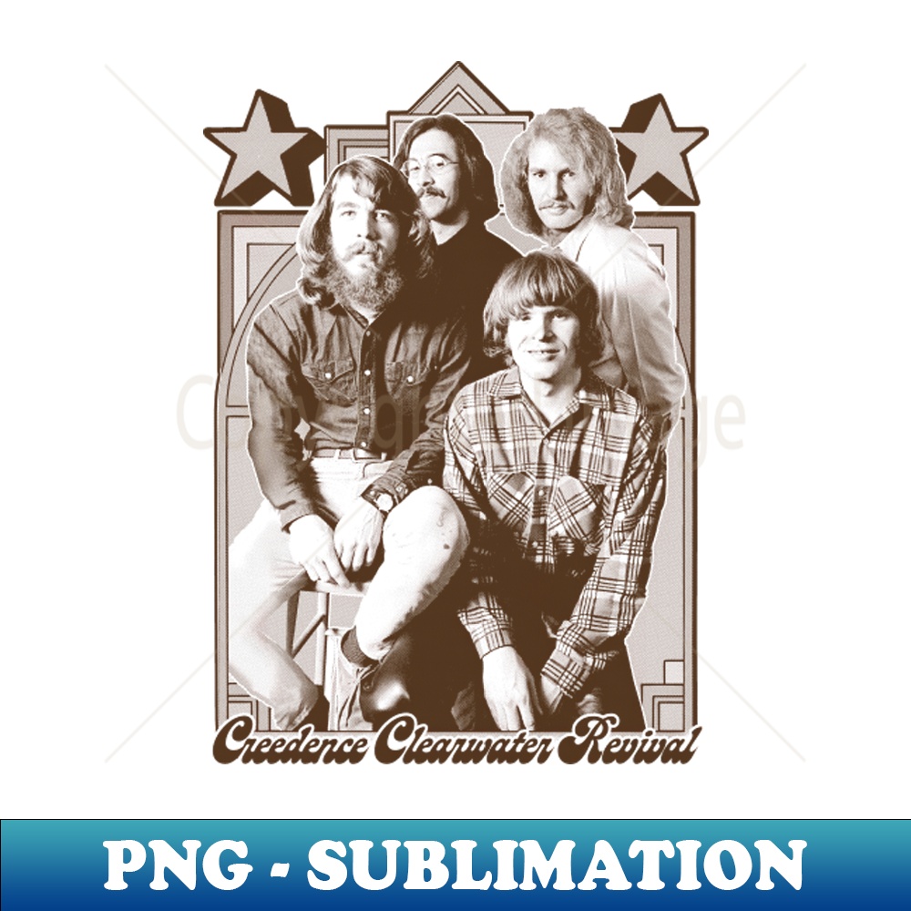Creedence Clearwater Revival Original Vintage Style Fan Art - Inspire ...