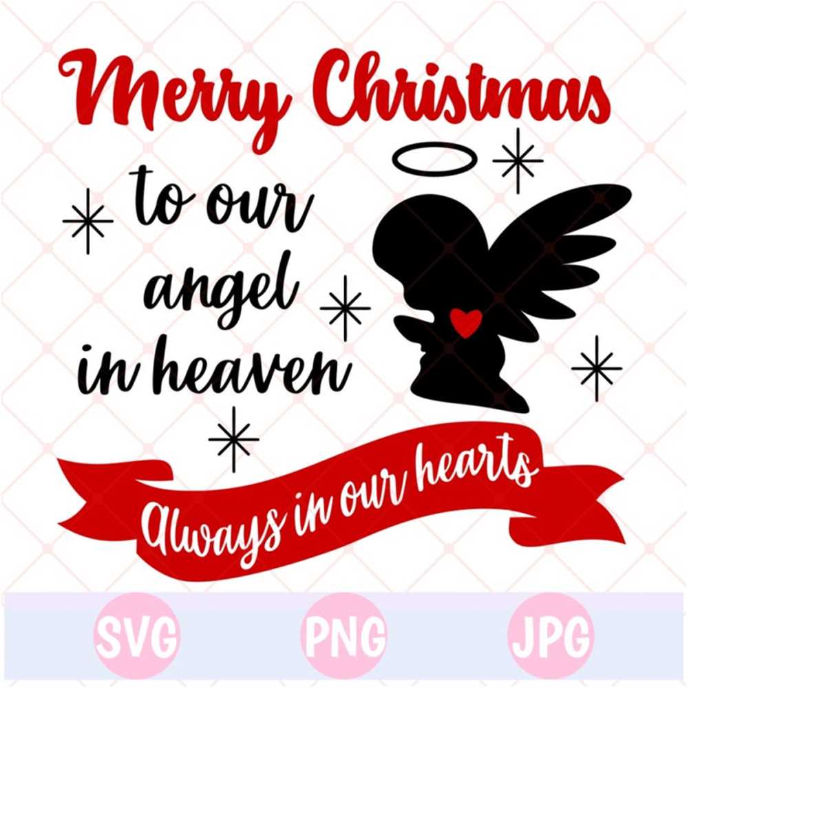 Christmas In Heaven Svg | Inspire Uplift for Printable Christmas In Heaven Svg Free