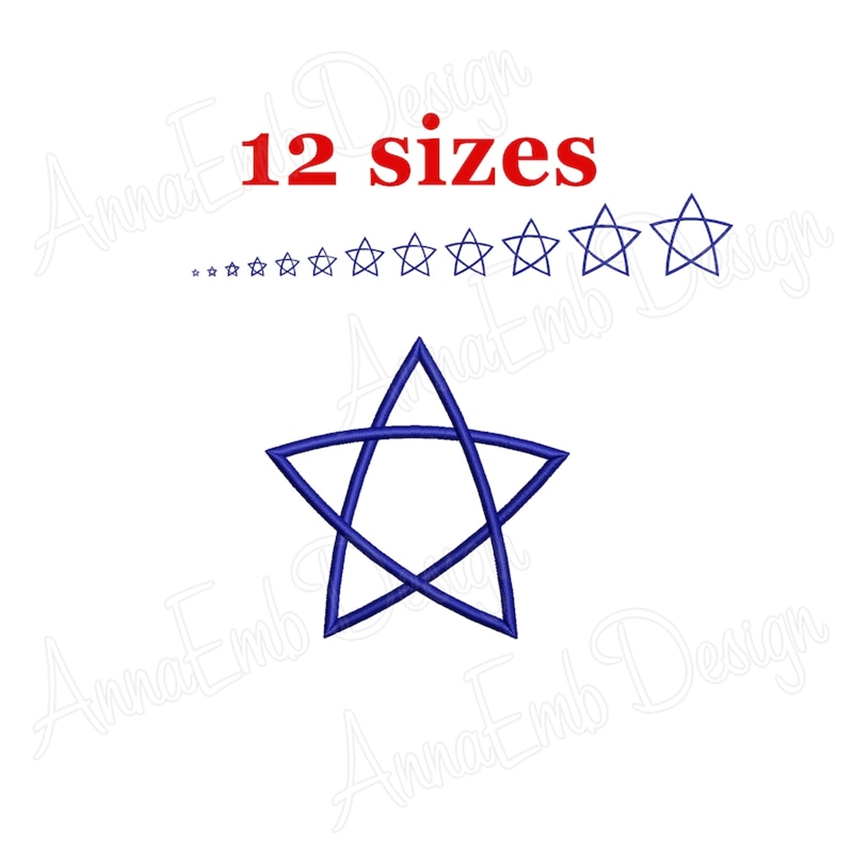 Star Embroidery Design. Star Machine Embroidery. Mini embroi | Inspire ...