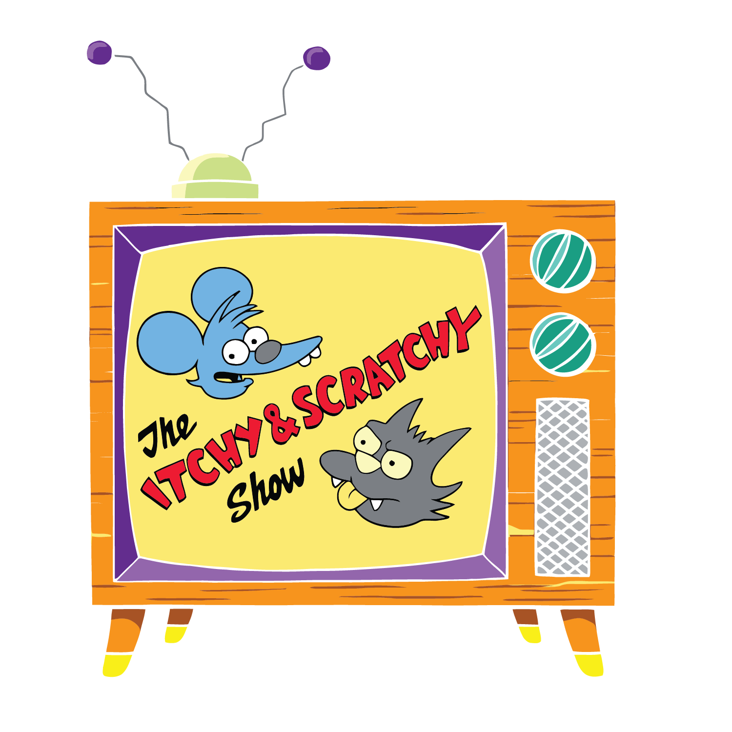 The Simpsons The Itchy And Scratchy Show Logo Svg Trending Inspire