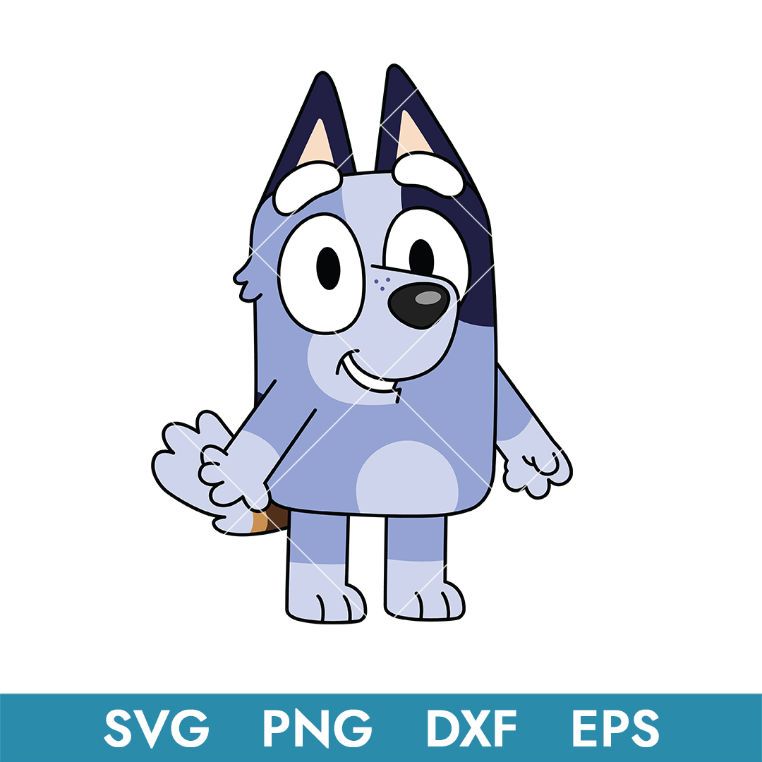 Bluey Socks Svg, Bluey, Bluey Svg, Buey, Blue Dog, Bluey Cha Inspire Uplift