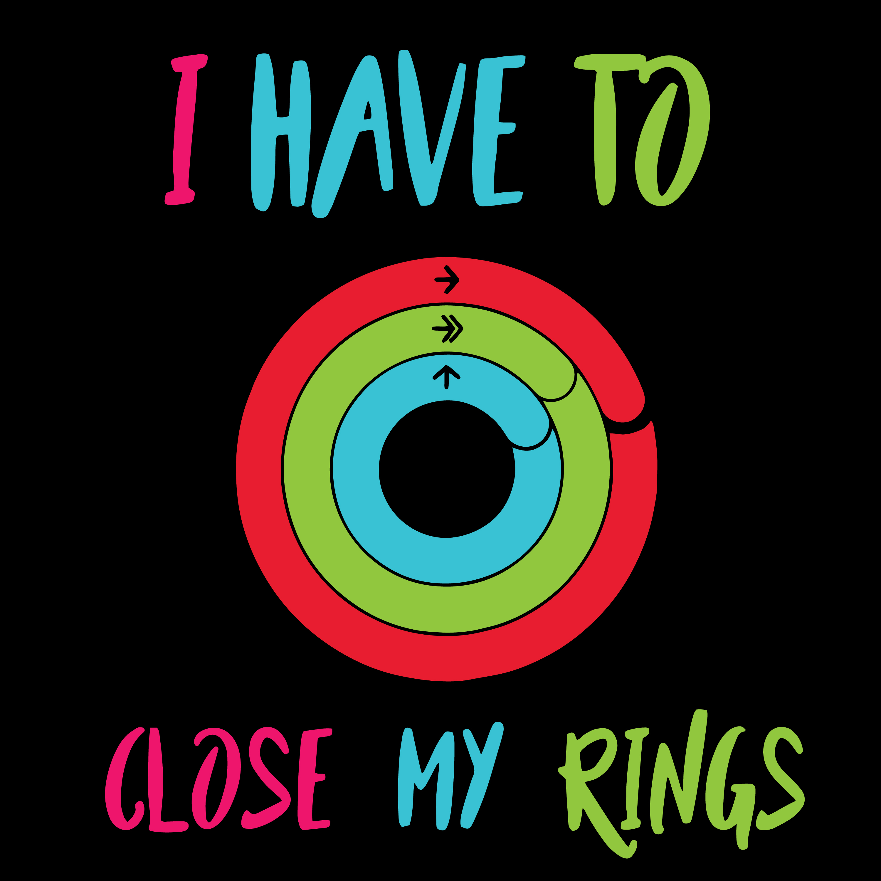 I Have To Close My Rings Svg, Trending Svg, Exercise Ring Sv | Inspire ...