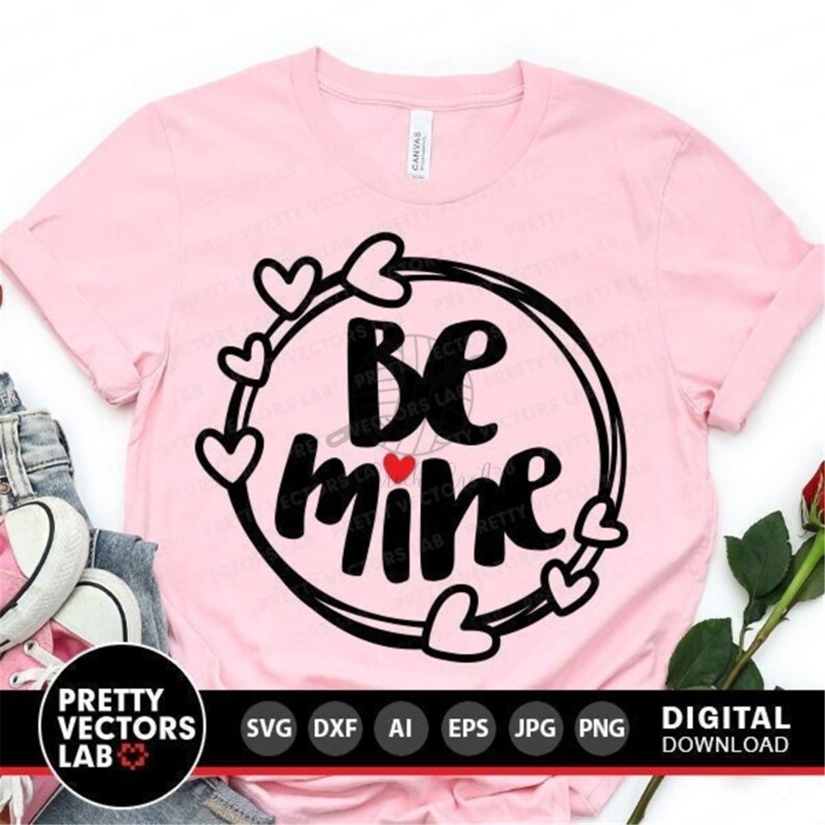 Valentine's Day Svg, Be Mine Svg, Valentine Quote Svg Dxf Ep | Inspire ...