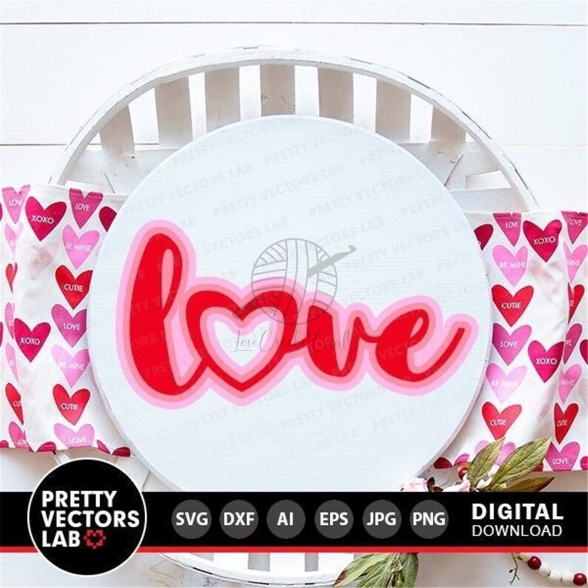 Love Svg, Valentine's Day Cut Files, Girls Valentine Svg Dxf | Inspire ...