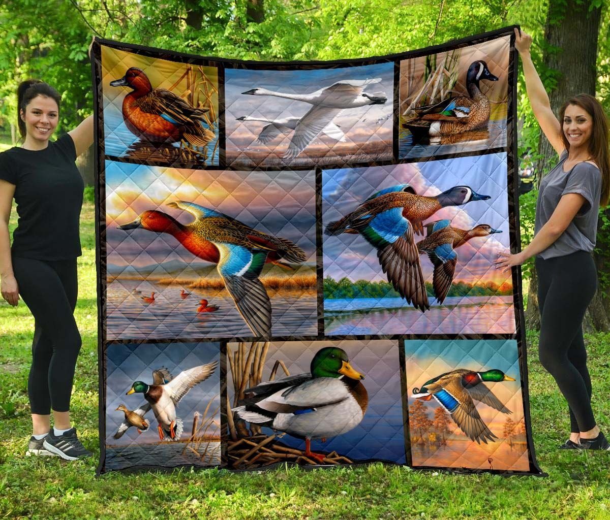 Duck Lovers Waterfowl Hunting Quilt 06896 Inspire Uplift
