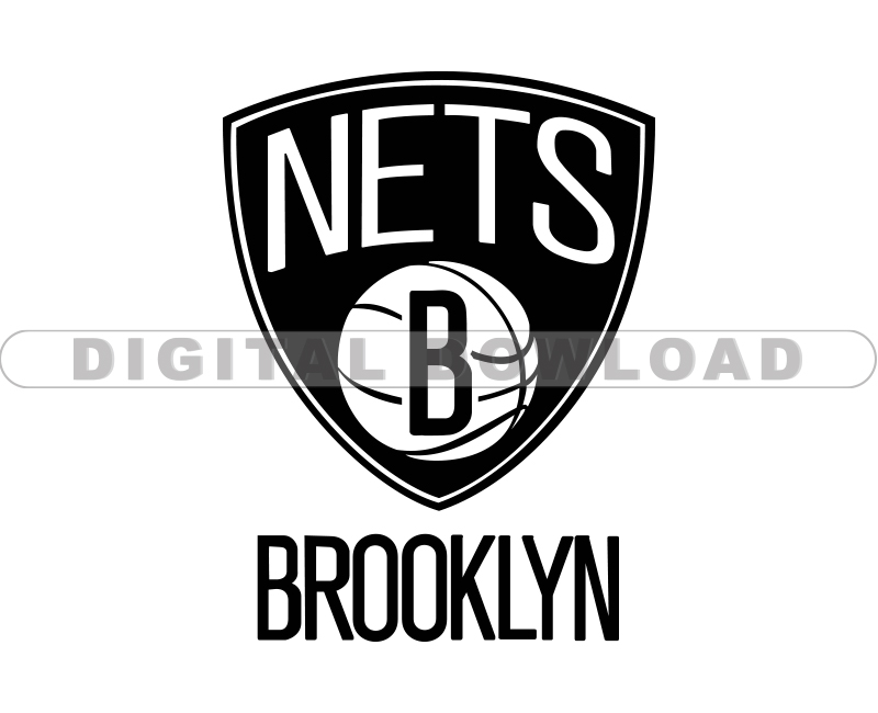 Brooklyn Nets NBA Logo Svg, Nba Svg, Nba Sport, Nba Logo,Nba Inspire