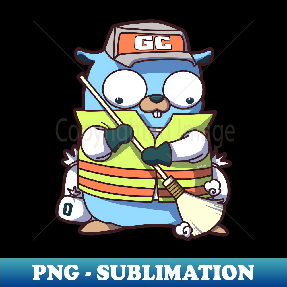 Golang Garbage Collector - Retro PNG Sublimation Digital Dow | Inspire ...