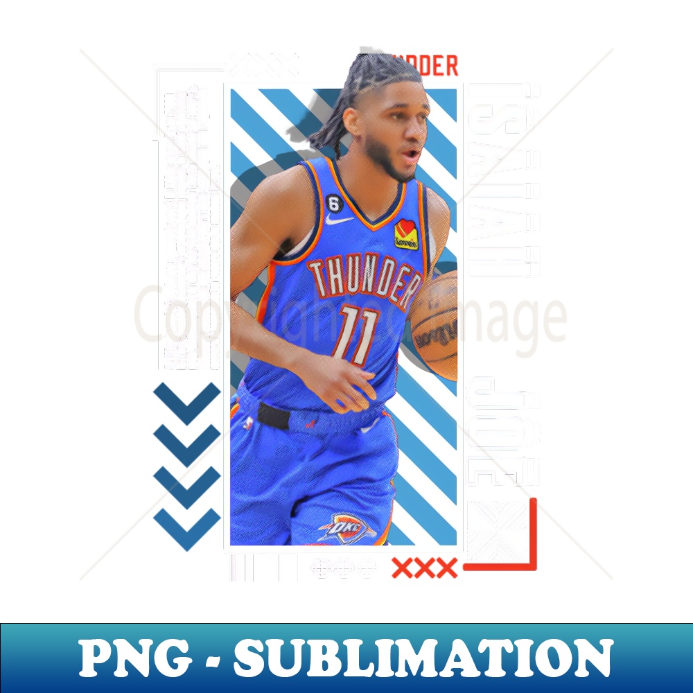 Isaiah Joe basketball Paper Poster Thunder 9 - Retro PNG Sub | Inspire ...