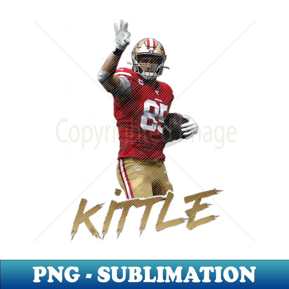 george kittle the golden player - Elegant Sublimation PNG Do | Inspire ...