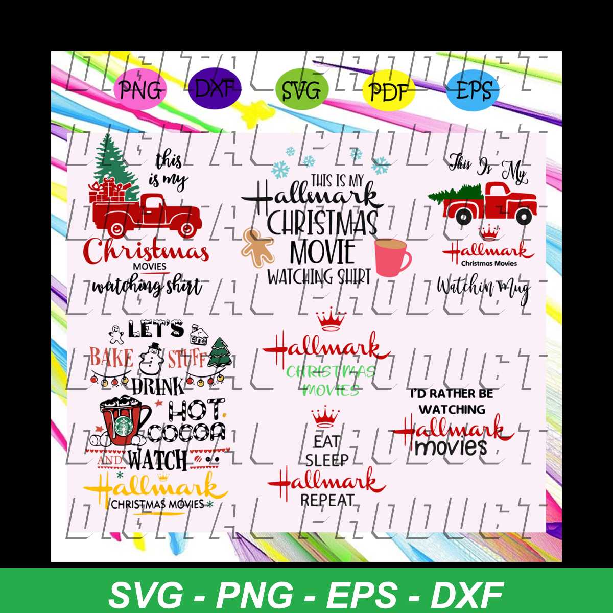 Hallmark bundle svg,Christmas Svg, merry christmas, grinch s | Inspire ...