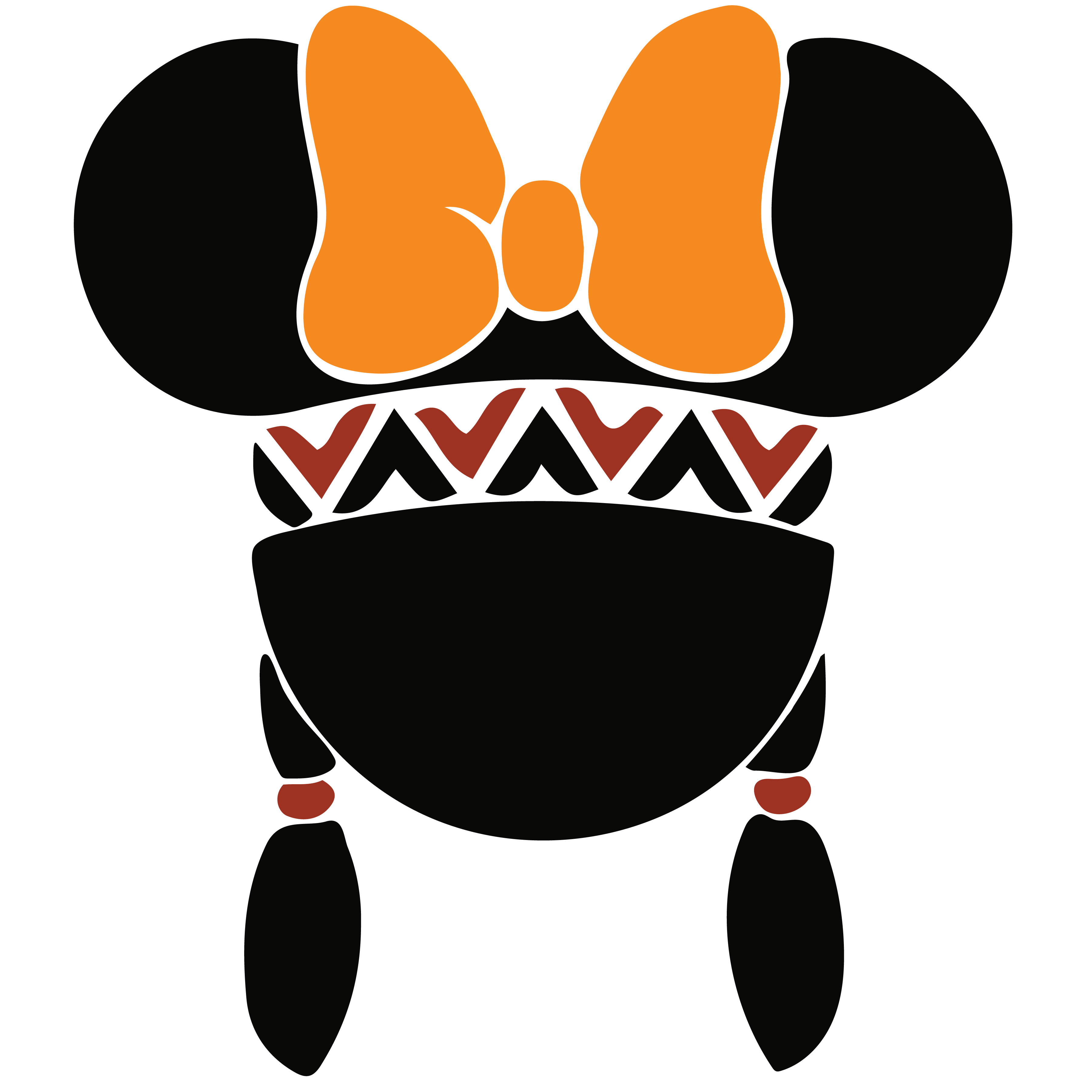 Turkey Minnie SVG, Turkey Minnie SVG Printable, Minnie mouse - Inspire ...