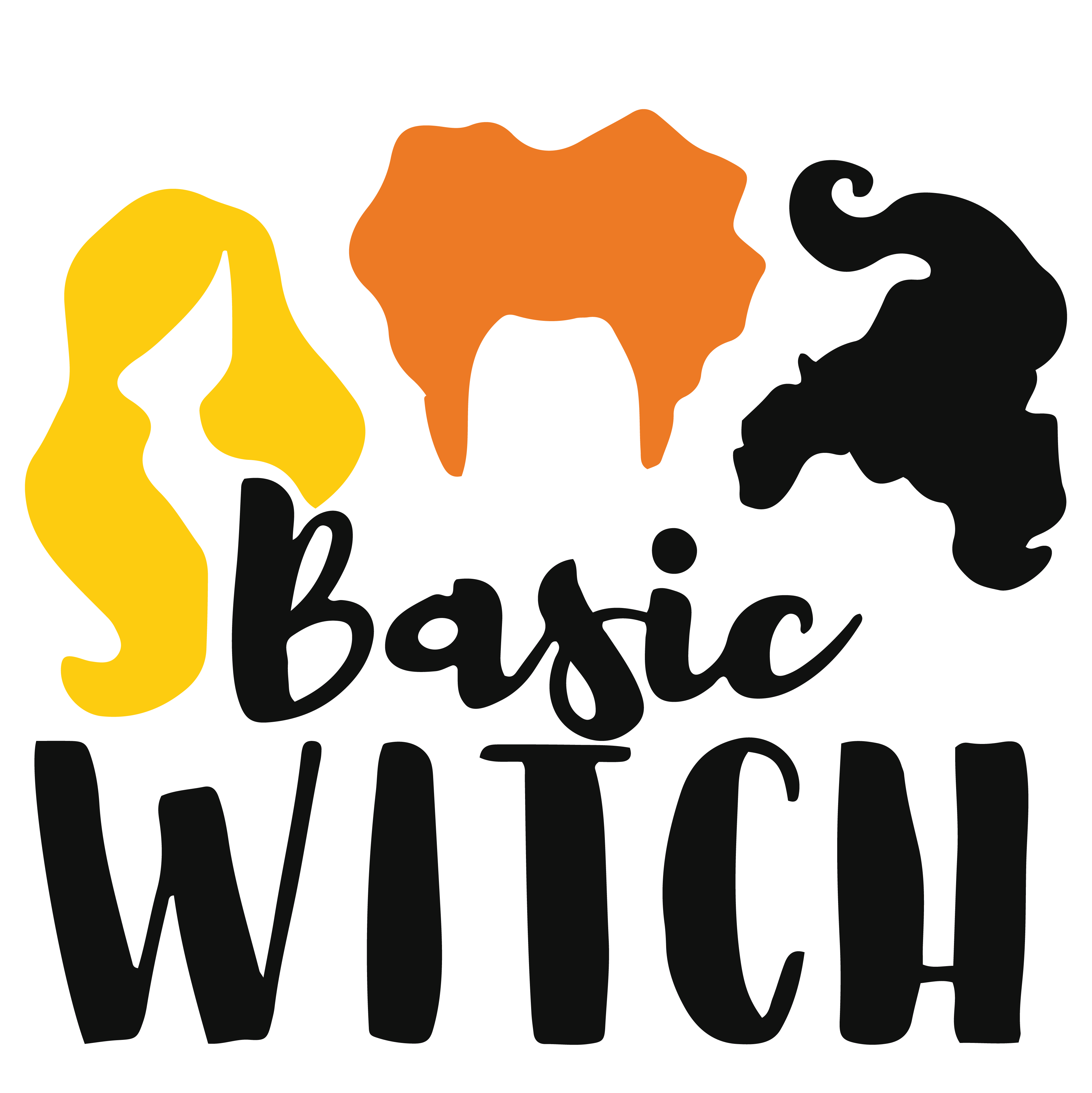 Basic witch, Hocus Pocus Halloween SVG, Hocus Pocus, Hocus P Inspire