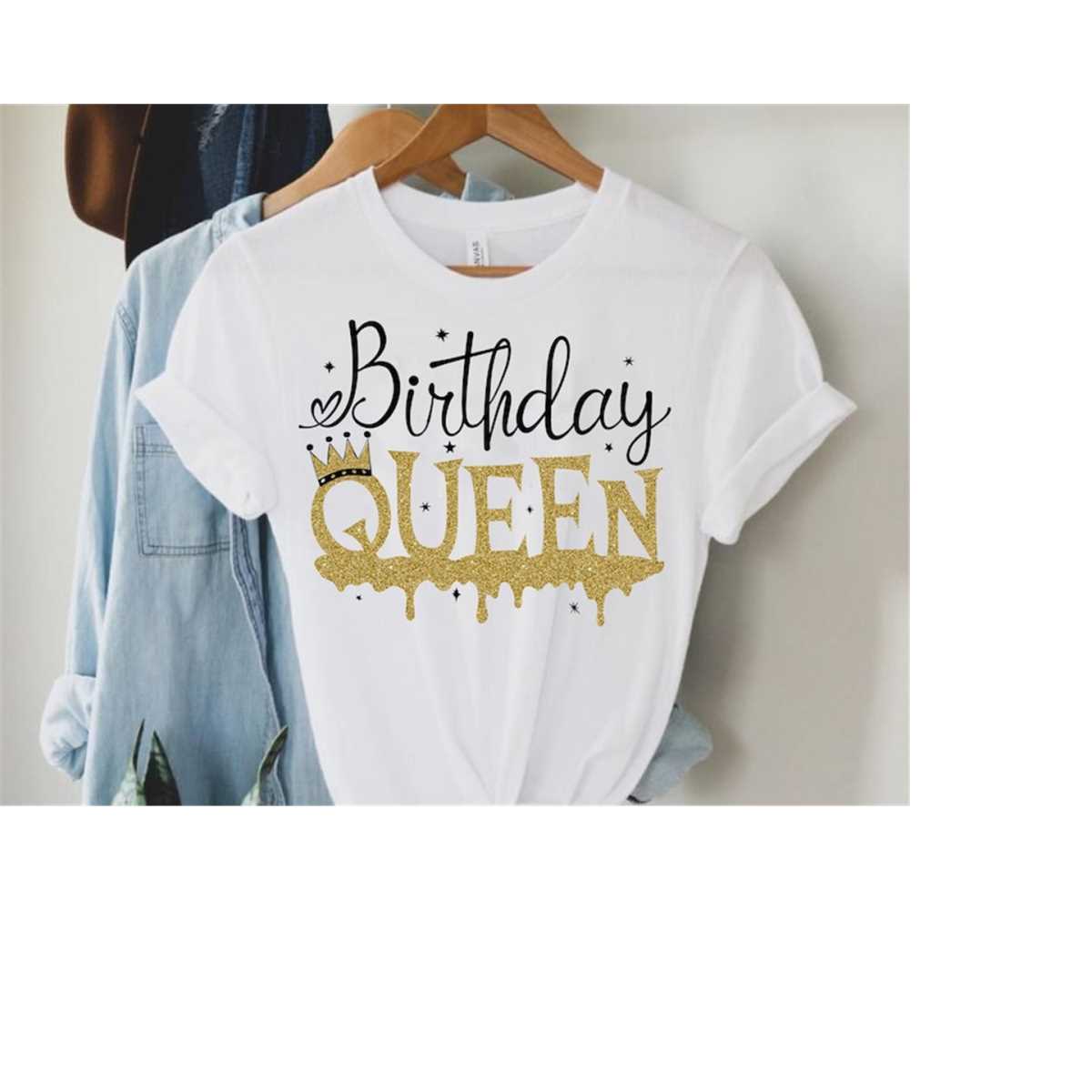 Birthday Queen SVG Cutting Files for Cricut Birthday T Shi Inspire