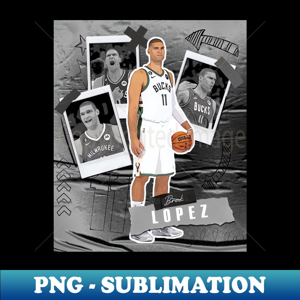Brook Lopez Basketball Paper Poster Bucks 5 - Instant Sublim | Inspire