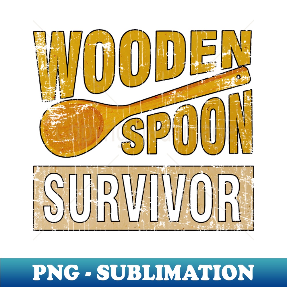 Funny Vintage Wooden Spoon Survivor T-Shirt - Unisex Gift For Women & Men