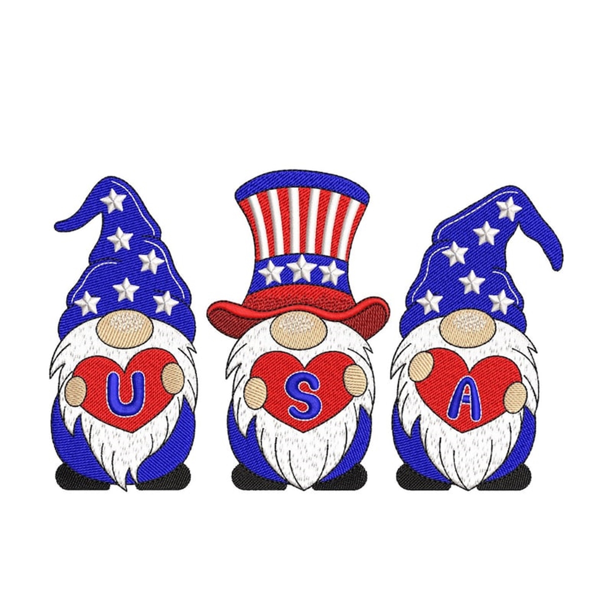Morigins Welcome American Gnomes Hausflagge – 4. Juli, Patriotisch, 71,1x101,6 Cm