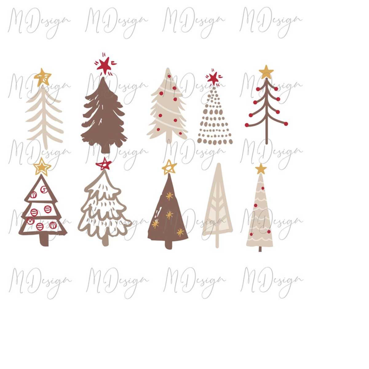 Woodland Christmas Tree SVG Files for Cricut, Silhouette Cam Inspire
