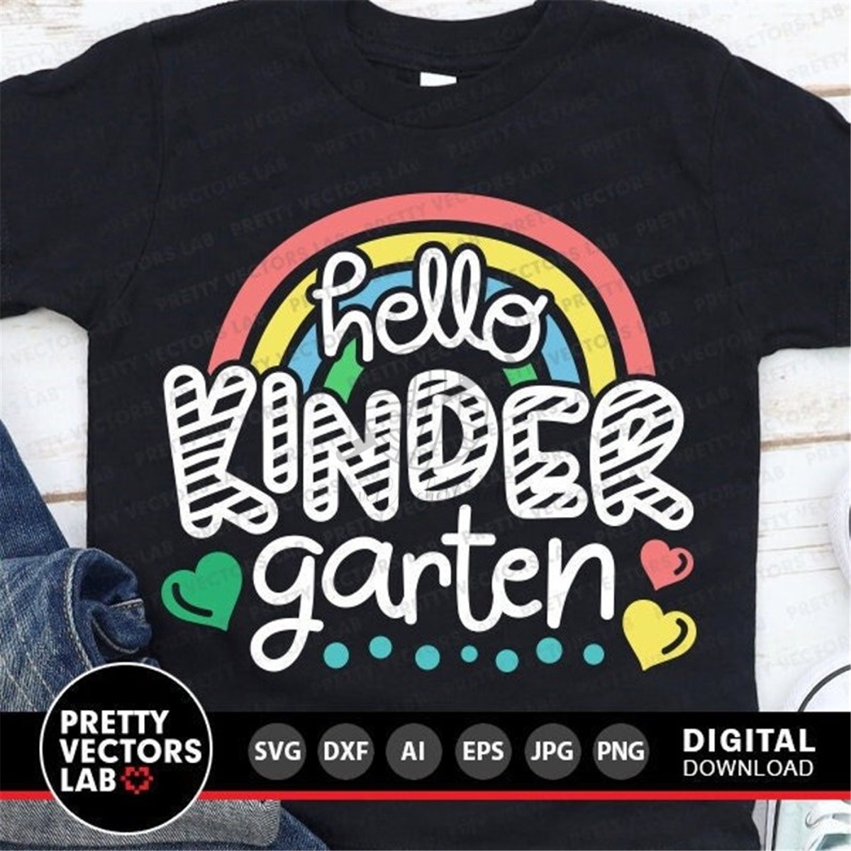 Hello Kindergarten Svg, Back To School Svg, Teacher Svg Dxf | Inspire ...
