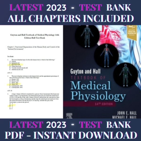 Guyton and Hall Textbook of Medical Physiology 14th Edition