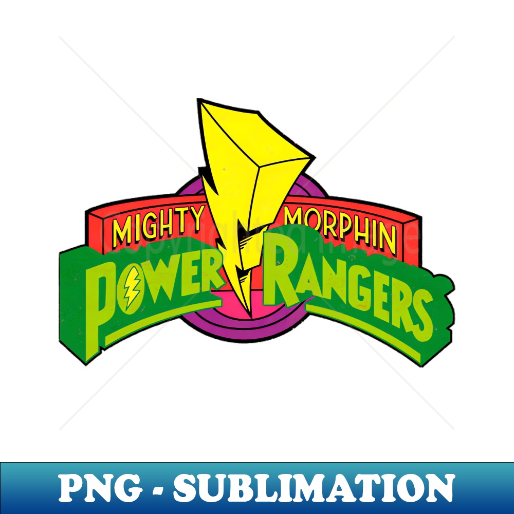 Mighty Morphin Power Rangers - Unique Sublimation PNG Downlo | Inspire ...