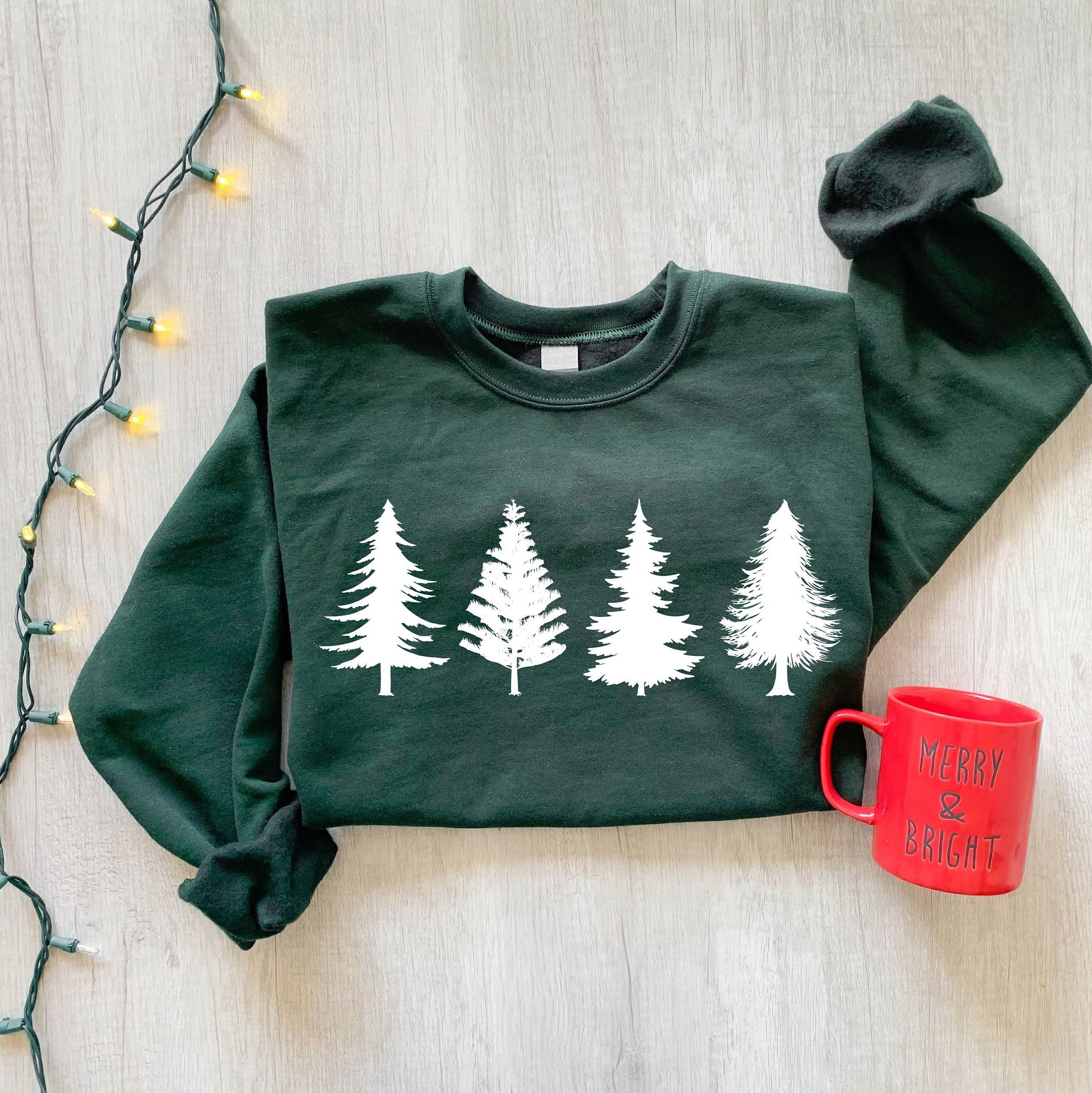 Merry Christmas Trees Sweatshirt main image 0