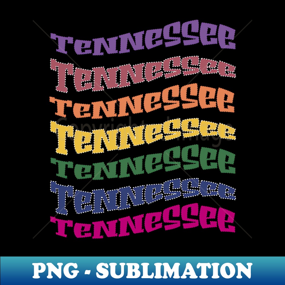 RAINBOW FLAG USA TENNESSEE PNG Transparent Digital Downloa Inspire