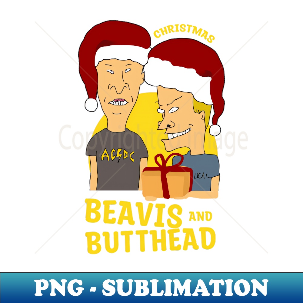 Funny beavis and butthead christmas - Exclusive PNG Sublimat | Inspire ...