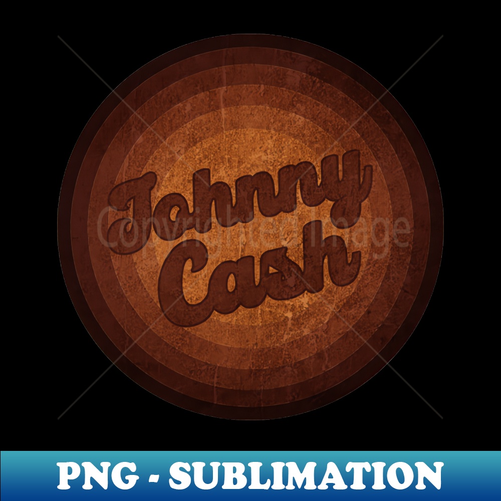 Johnny Cash - Vintage Style - PNG Transparent Sublimation De | Inspire ...
