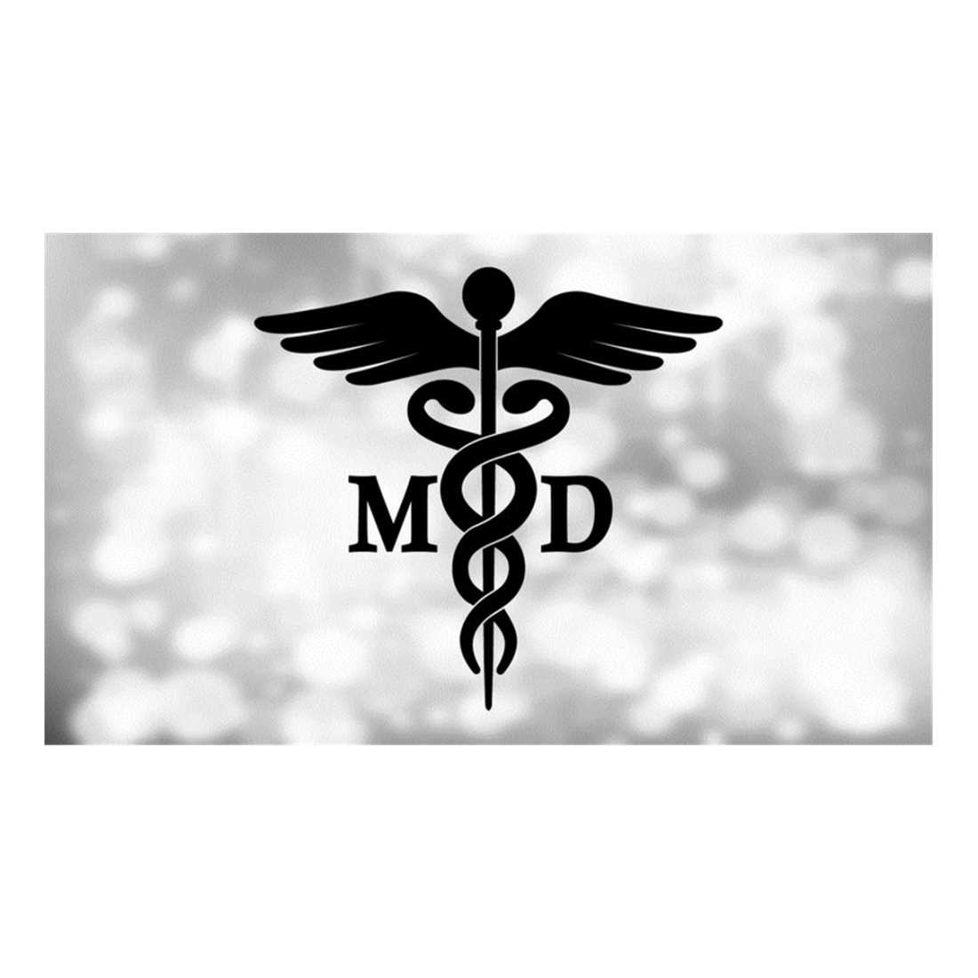 Medical Clipart: Black Medical Caduceus Symbol Silhouette wi | Inspire ...