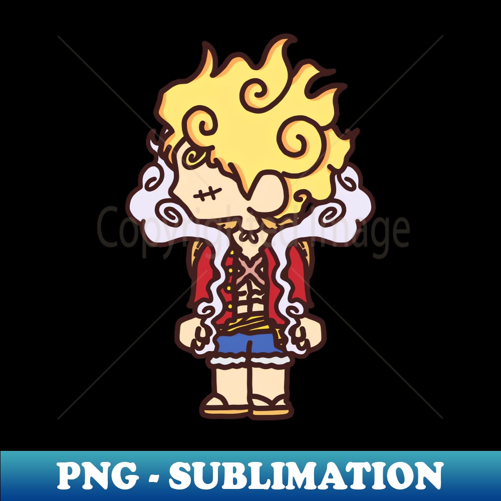 Luffy Gear 5 - PNG Sublimation Digital Download - Defying th | Inspire