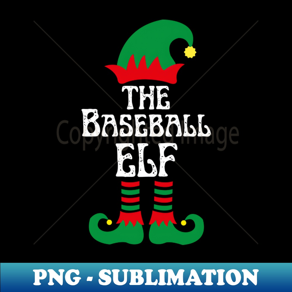 Baseball Elf Family Christmas Elf Costume - Instant Sublimat | Inspire ...